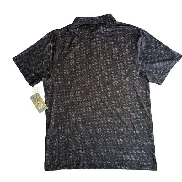 PGA Tour Pro Series Golf Polo Men’s Large Black Dri-FIT UPF 40+ Shirt - Picture 2 of 8